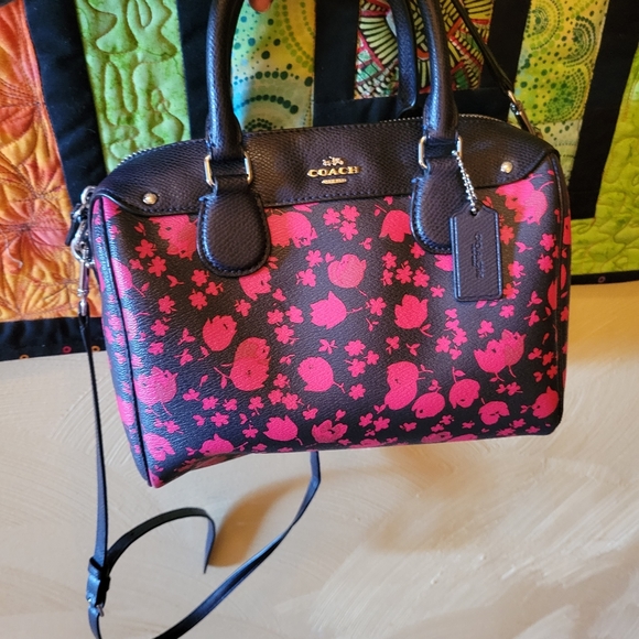 Coach Handbags - Floral coach Crossbody/handbag